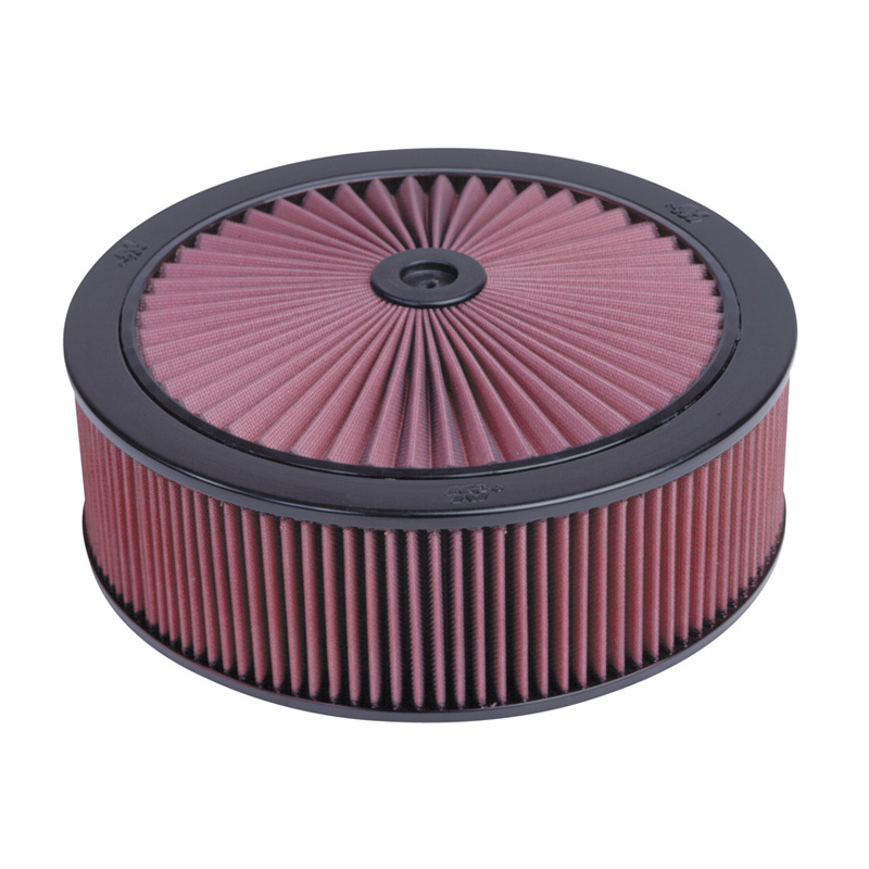 K&N Luchtfilter X-Stream - 130mm aansluiting, 305mm inwendige diameter, 127mm hoogte - met 32mm drop base (66-3070)