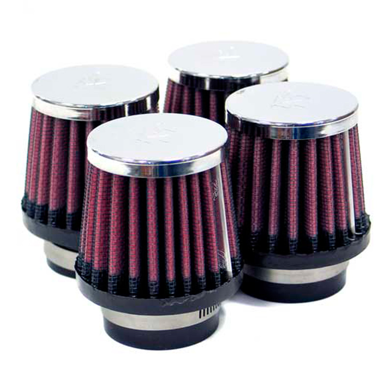 K&N Universeel Luchtfilter Konisch 35mm aansluiting, 64mm onder, 51mm top, 57mm hoogte (set van 4 stuks) (RC-0794)