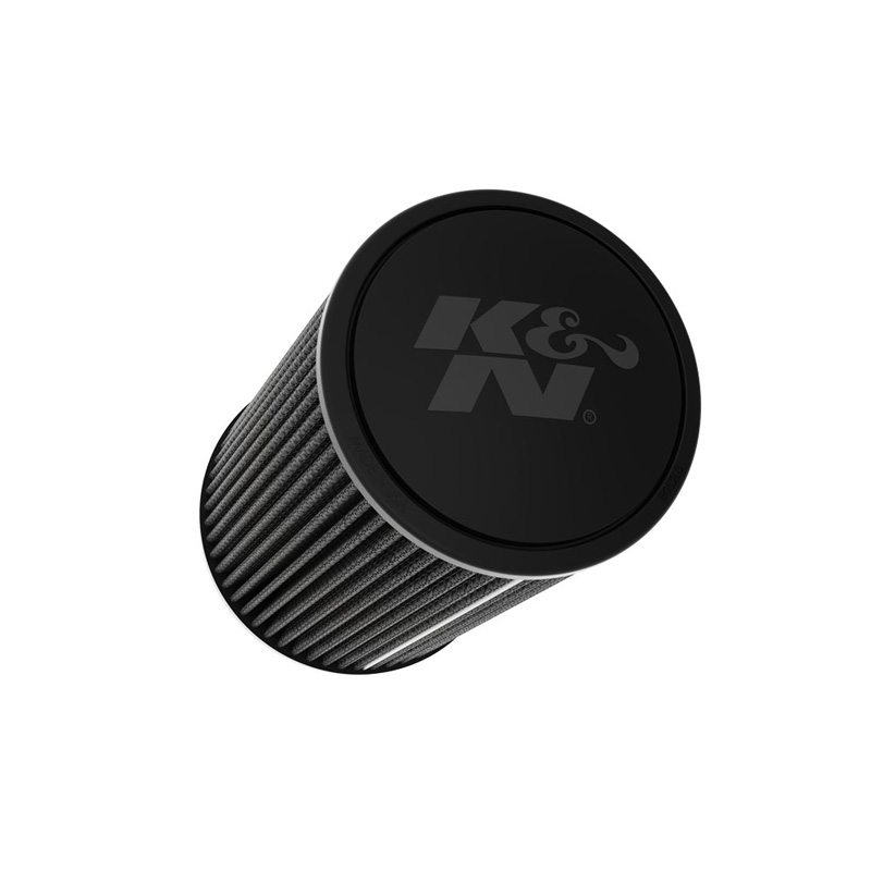 K&N Universeel Dryflow Zwart Luchtfilter Conisch 76mm aansluiting, 152mm onder, 133mm top, 229mm hoogte (RU-3109HBK)