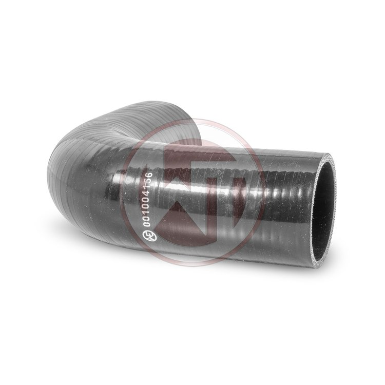 Wagner 90° Graden Siliconen Bocht Zwart Ø76 mm