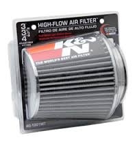 K&N RG-1001WT-L Universele Luchtfilter Cone Zilver