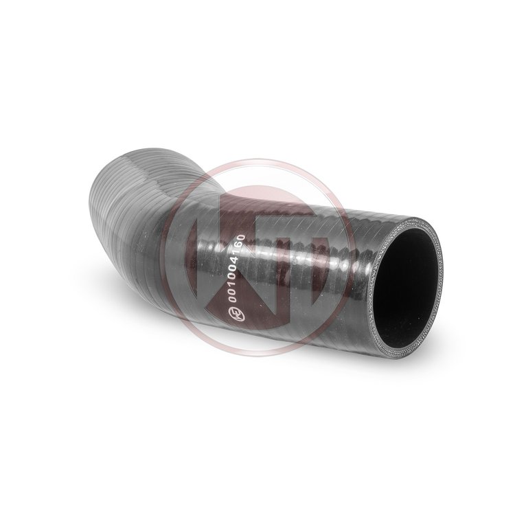 Wagner 45° Graden Siliconen Bocht Zwart Ø76 mm