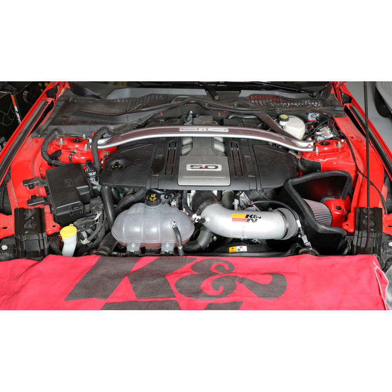 K&N Typhoon Kit  Ford Mustang GT 5.0 2018-2019 - Gepolijst (69-3540TP)