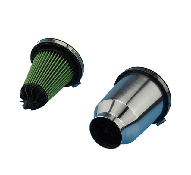 GREEN Twister filter 70mm flens Alu