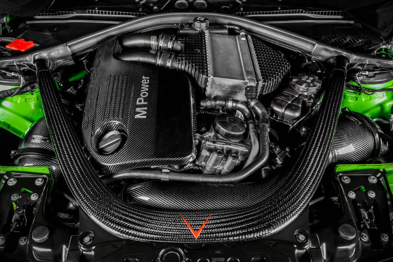 Eventuri BMW F8X M3/M4 V2 Full Black Carbon intake met SEALED Carbon ducts systeem