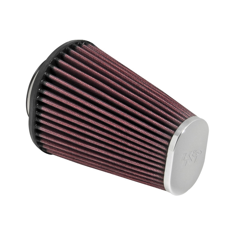 K&N Universeel Luchtfilter Ovaal/Konisch 62mm aansluiting, 114x95mm onder, 76x51mm top, 152mm hoogte (RC-3680)