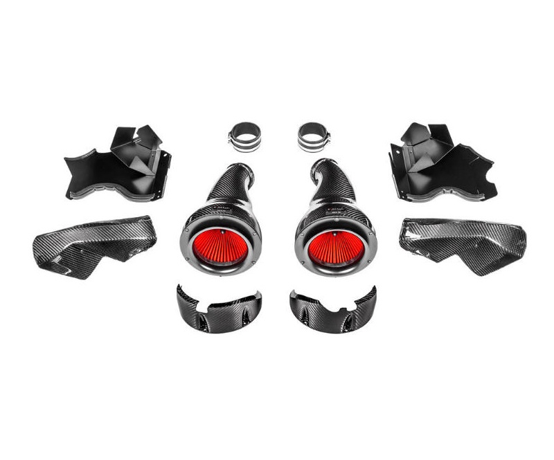 Eventuri BMW F9X M5/M8 Black Carbon intake met shrouds systeem