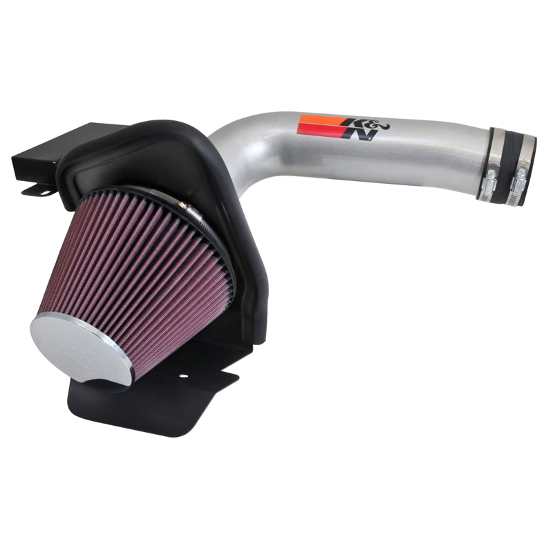 K&N High Performance Air Intake Kit  Ford Explorer 2.0/2.3L L4 2014-2017 - Zilver (77-2587KS)